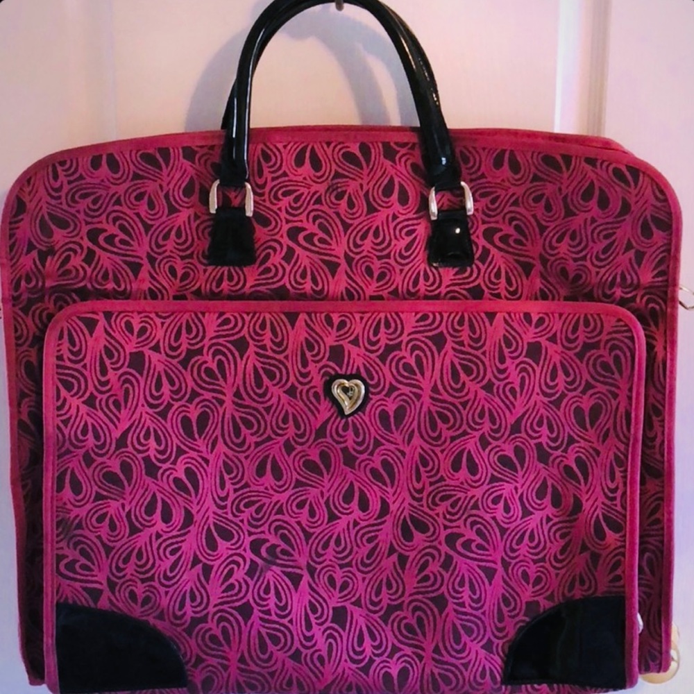 Diane Von Furstenberg Garment Bag Pink Hearts 💕